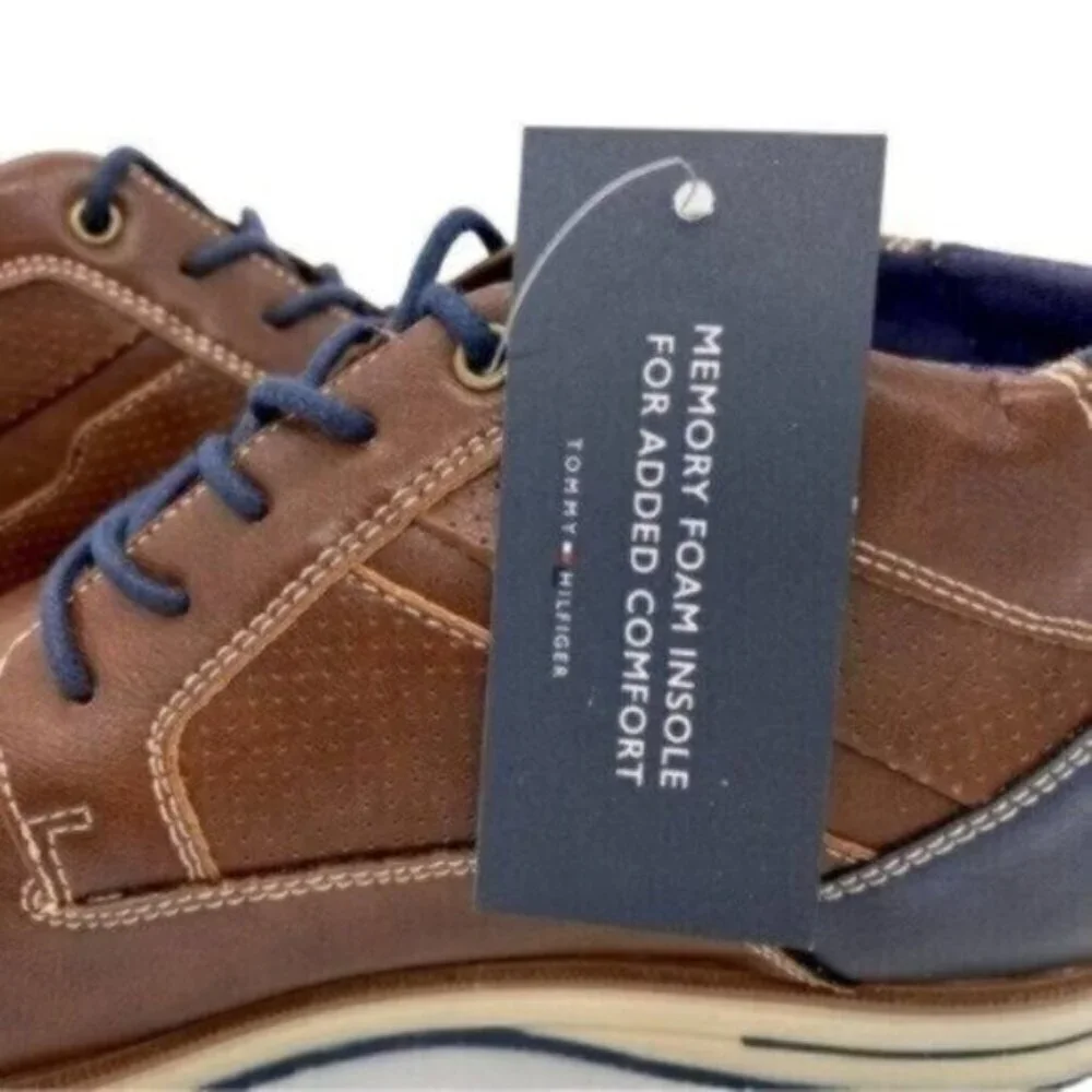 Tommy Hilfiger Chukka Boots Mens Leather Size 8
